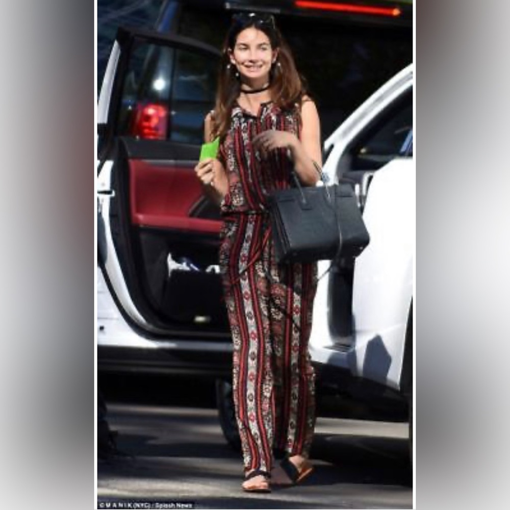 ISABEL MARANT ETOILE TAD PRINTED CREPE DE CHINE JUMPSUIT - Picture 13 of 13